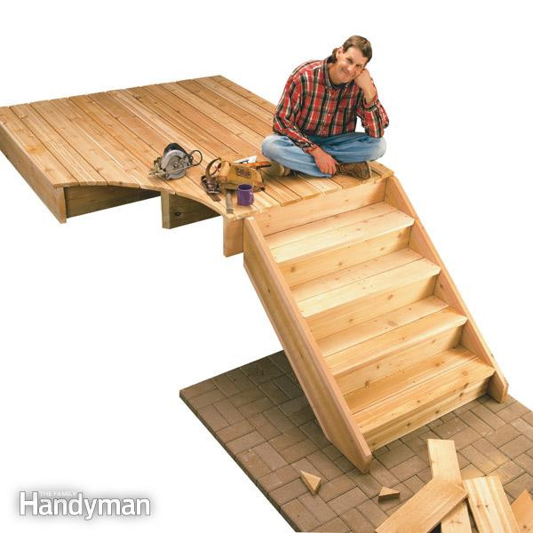 Best ideas about Deck Stair Calculator
. Save or Pin How to Build Stairs for Your Deck — The Family Handyman Now.