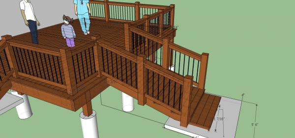 Best ideas about Deck Stair Railing Height
. Save or Pin Having trouble with deck stair rail height DoItYourself Now.