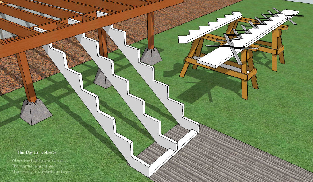Best ideas about Deck Stair Stringer
. Save or Pin Deck Stair Layout 101 Fine Homebuilding Now.