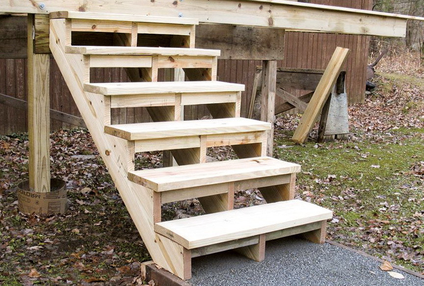 Best ideas about Deck Stair Stringer
. Save or Pin Build Deck Stairs Pre Cut Stringers Now.