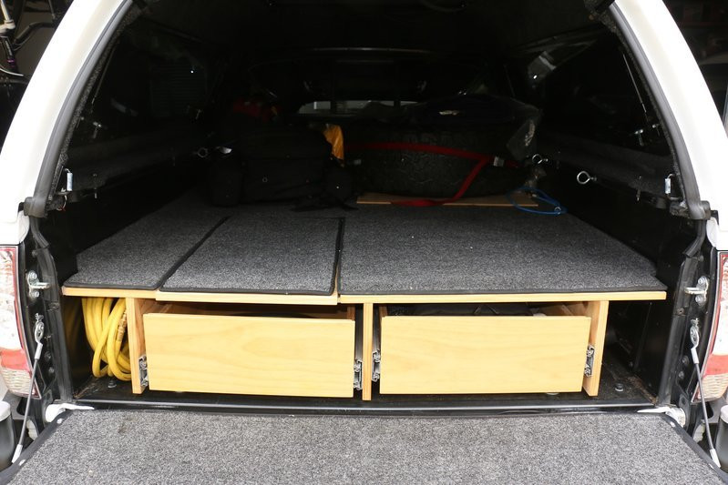 Best ideas about Deck Truck Bed Organizer
. Save or Pin Show us your truck bed sleeping platform drawer storage Now.