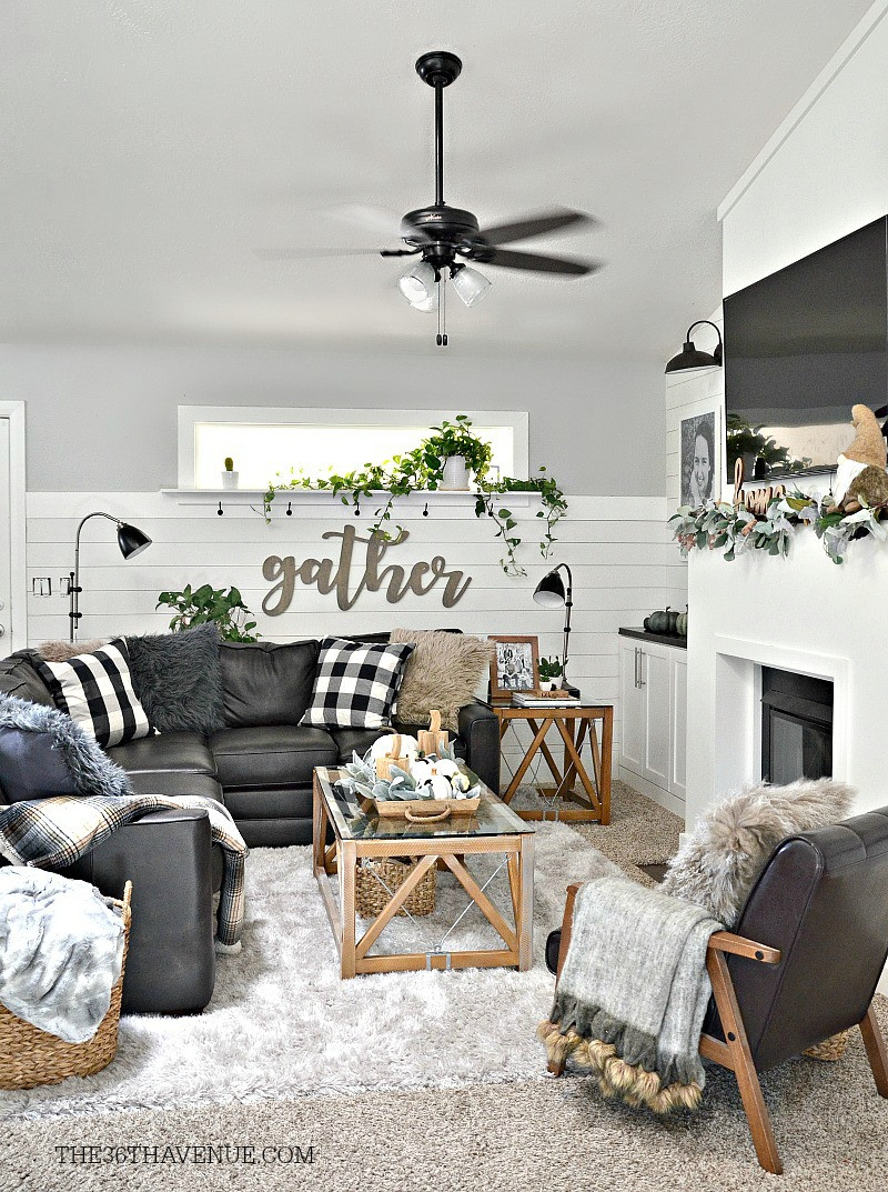 Best ideas about Decorating Ideas For Living Room
. Save or Pin Living Room Farmhouse Decor Ideas The 36th AVENUE Now.