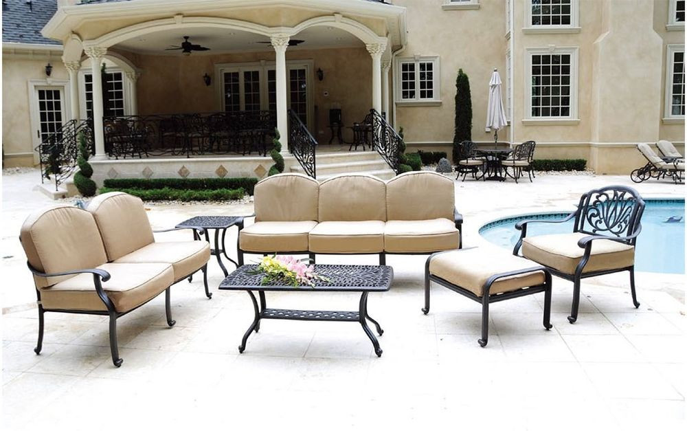 Best ideas about Deep Seating Patio Furniture
. Save or Pin Cast aluminum outdoor Patio Furniture deep seating Now.