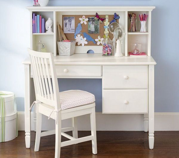 Best ideas about Desk For Bedroom
. Save or Pin Girls Bedroom Ideas with Small White Study Desk and Chair Now.