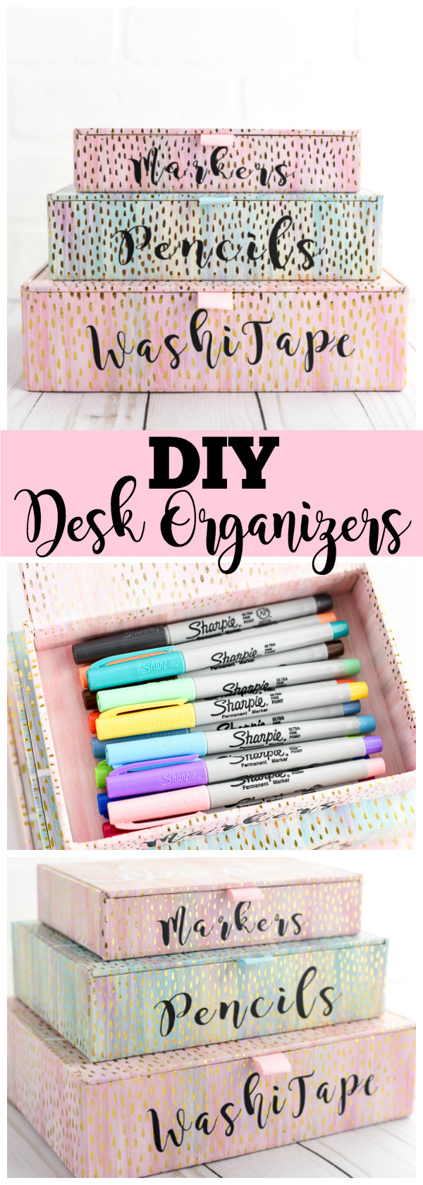 Best ideas about Desk Organization DIY
. Save or Pin DIY Desk Organizers Now.