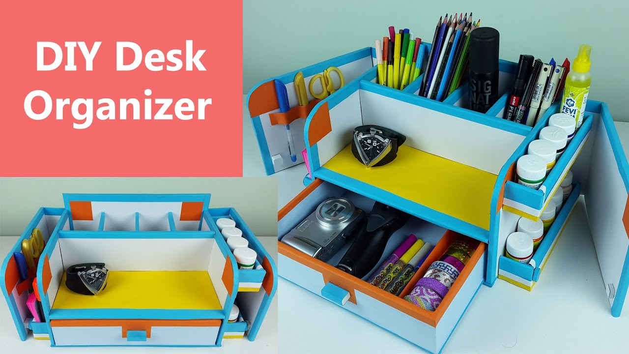 Best ideas about Desk Organizer DIY
. Save or Pin A stylish and pact DIY desk organizer drawer organizer Now.