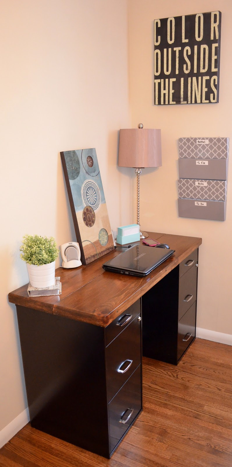 Best ideas about Desk With File Cabinet
. Save or Pin An Inviting Home A DIY Desk Now.