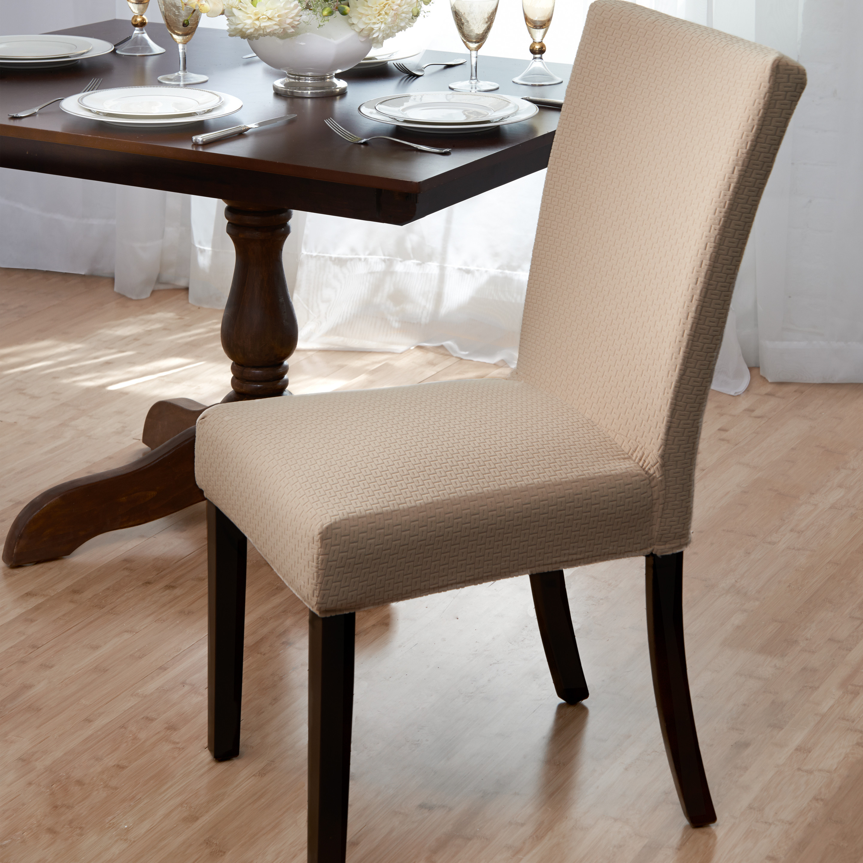 Best ideas about Dining Chair Slipcovers
. Save or Pin Dining Room Chair Slipcover Now.
