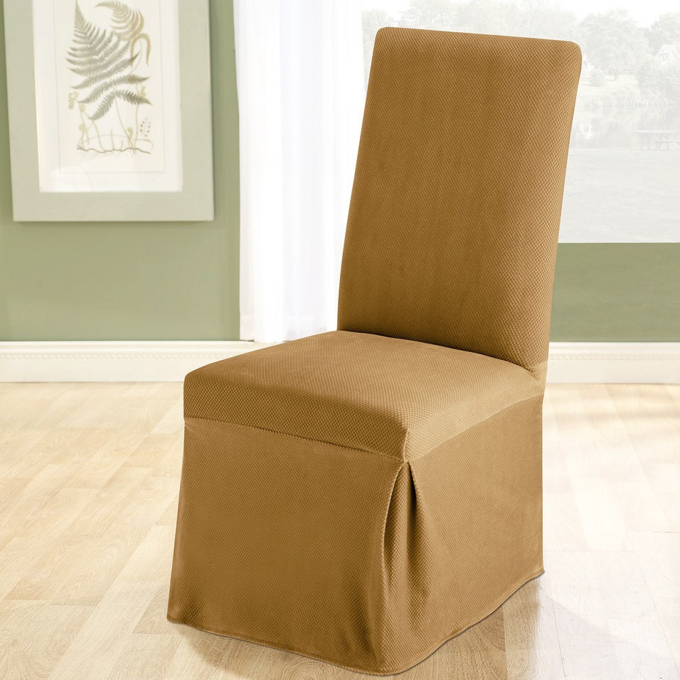 Best ideas about Dining Chair Slipcovers
. Save or Pin Sure Fit Stretch Pique Dining Chair Slipcover & Reviews Now.