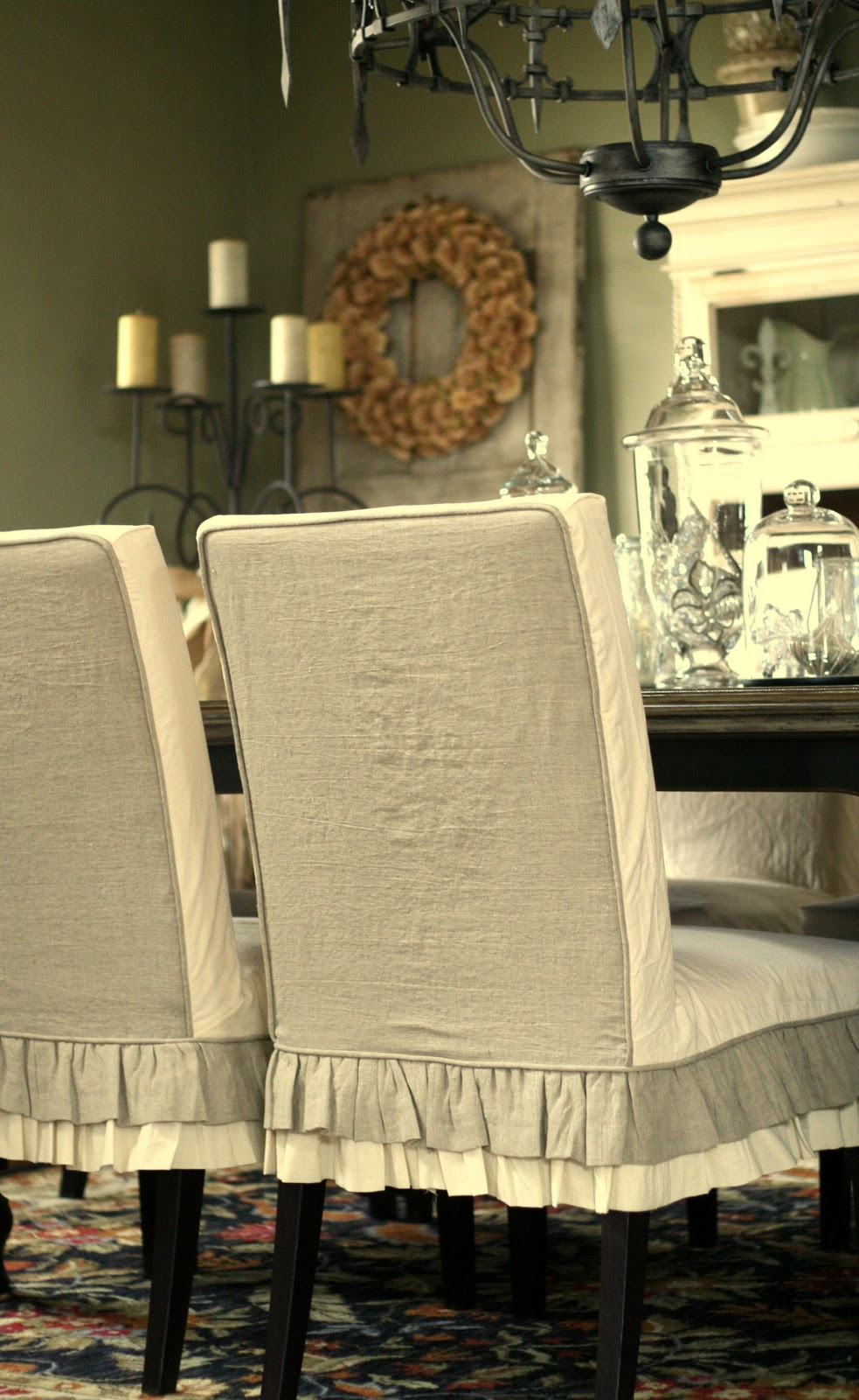 Best ideas about Dining Room Chair Slipcovers
. Save or Pin Custom Slipcovers by Shelley Jenn s Parson Chairs Now.