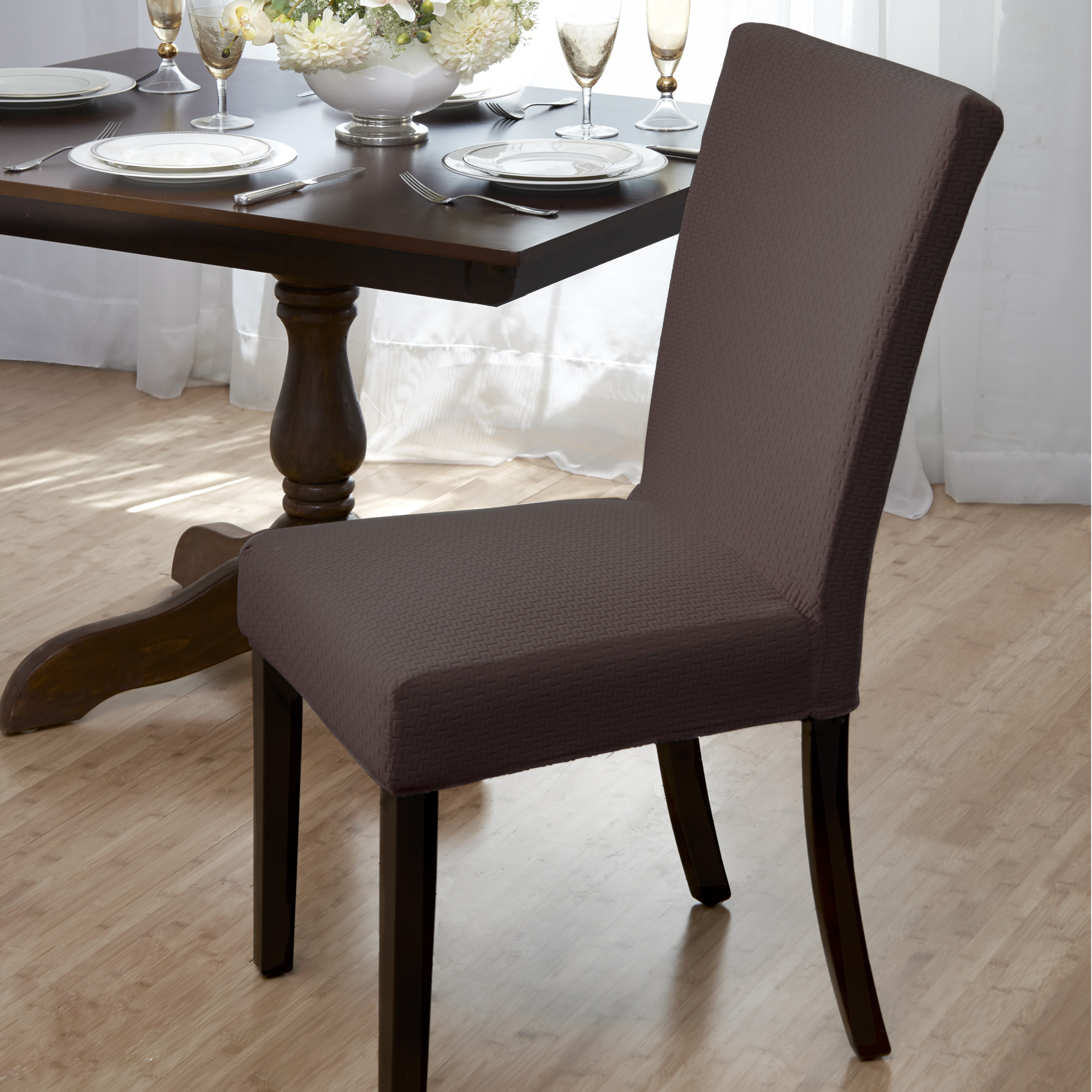 Best ideas about Dining Room Chair Slipcovers
. Save or Pin Red Barrel Studio Dining Room Chair Slipcover & Reviews Now.