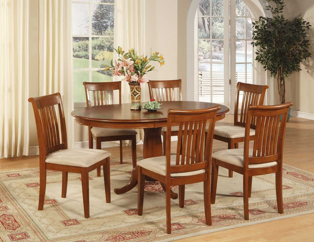 Best ideas about Dining Room Chairs Set Of 6
. Save or Pin 7 PC OVAL DINETTE DINING ROOM SET TABLE AND 6 CHAIRS Now.