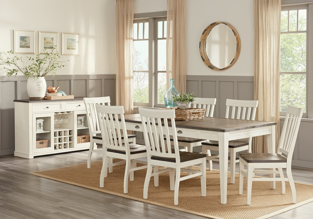 Best ideas about Dining Room Pictures
. Save or Pin Keston White 5 Pc Rectangle Dining Room Dining Room Sets Now.