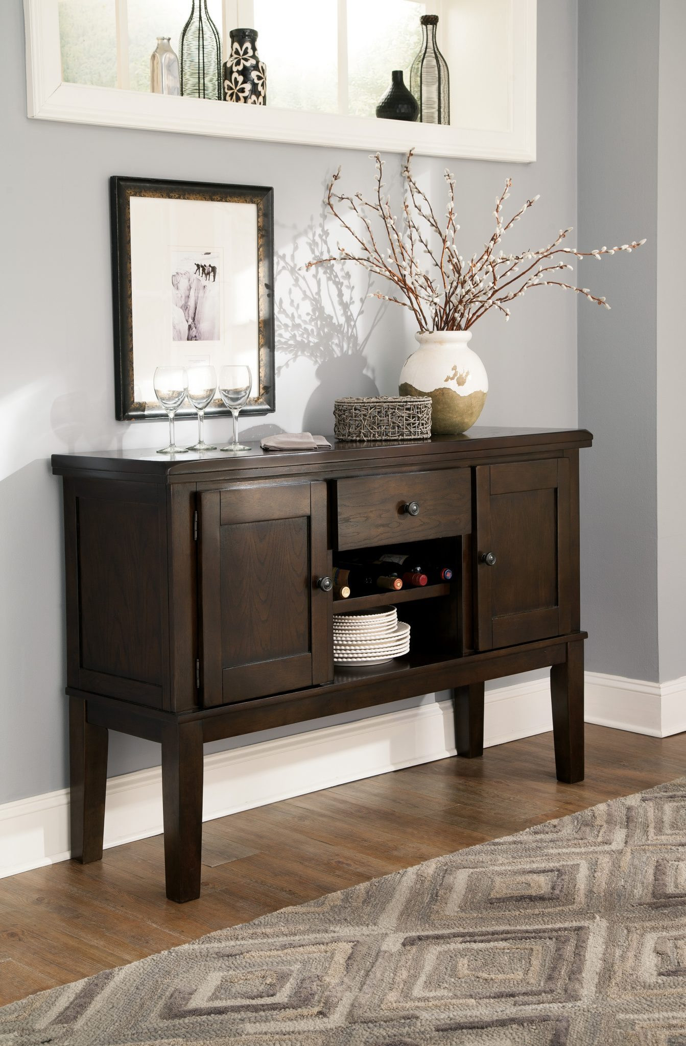 Best ideas about Dining Room Server
. Save or Pin Ashley D596 Haddigan Dining Room Server Now.