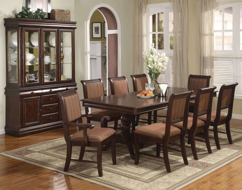 Best ideas about Dining Room Tables
. Save or Pin Merlot 7 Piece Formal Dining Room Set Table 4 Side Chairs Now.