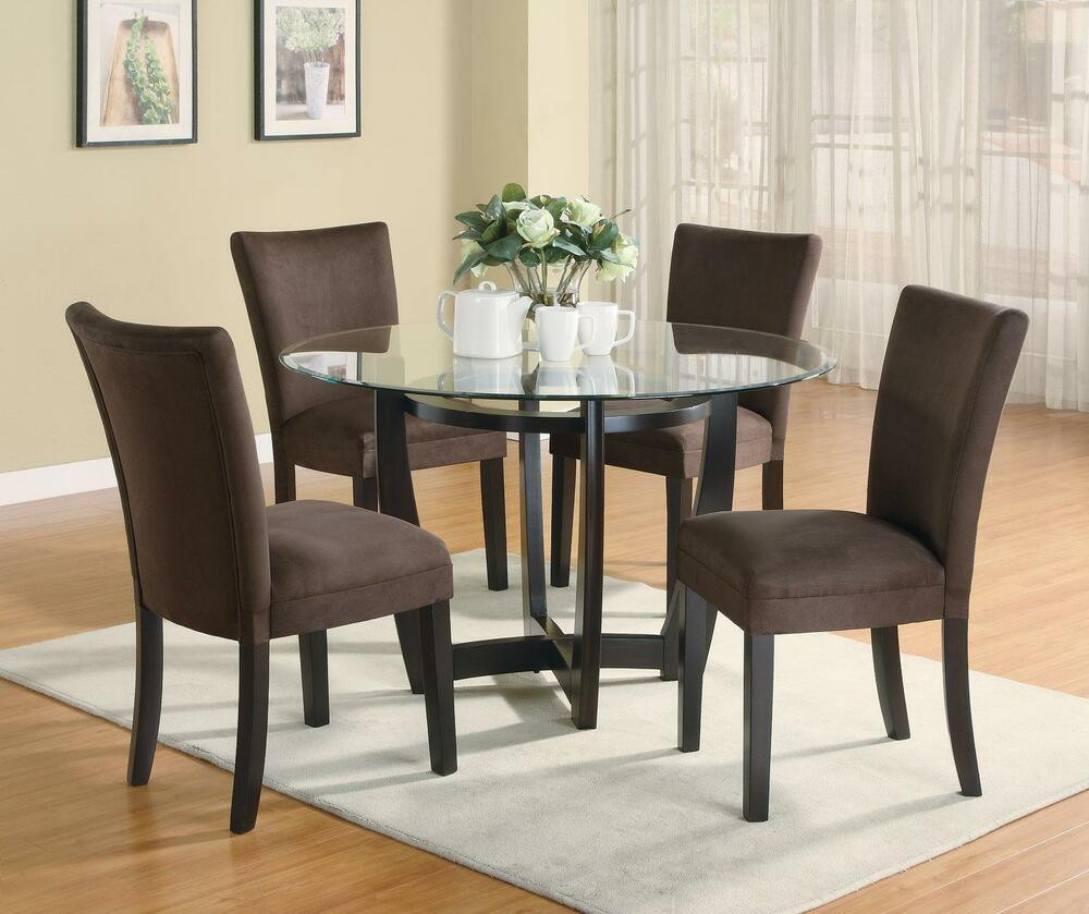 Best ideas about Dining Table And Chair Set
. Save or Pin STYLISH 5 PC DINETTE DINING TABLE & PARSONS DINING ROOM Now.