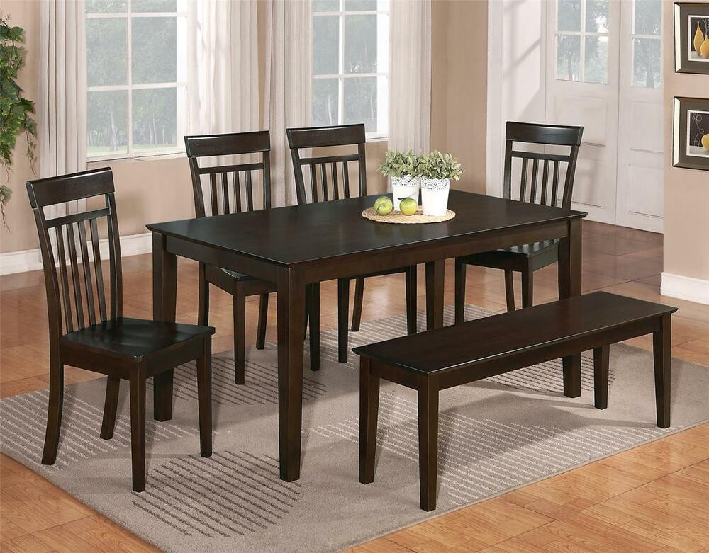 Best ideas about Dining Table And Chair Set
. Save or Pin 6 PC DINETTE KITCHEN DINING ROOM SET TABLE w 4 WOOD CHAIR Now.