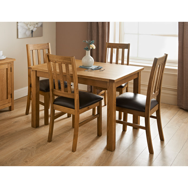 Best ideas about Dining Table And Chair Set
. Save or Pin Hampshire Oak Dining Set 7pc Now.