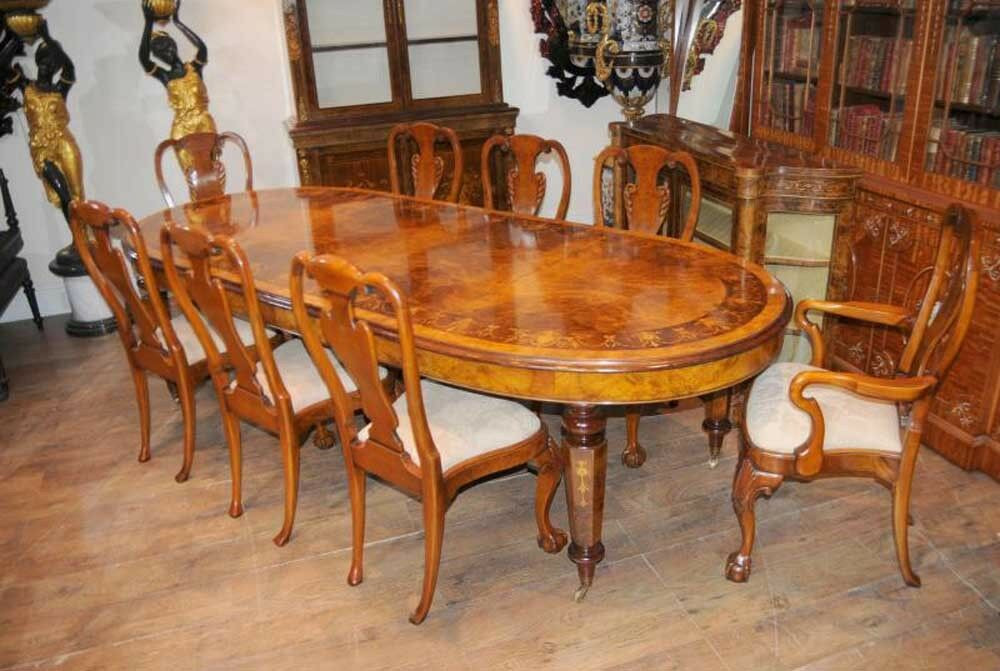 Best ideas about Dining Table And Chair Set
. Save or Pin Walnut Victorian Dining Table Queen Anne Chair Set Now.