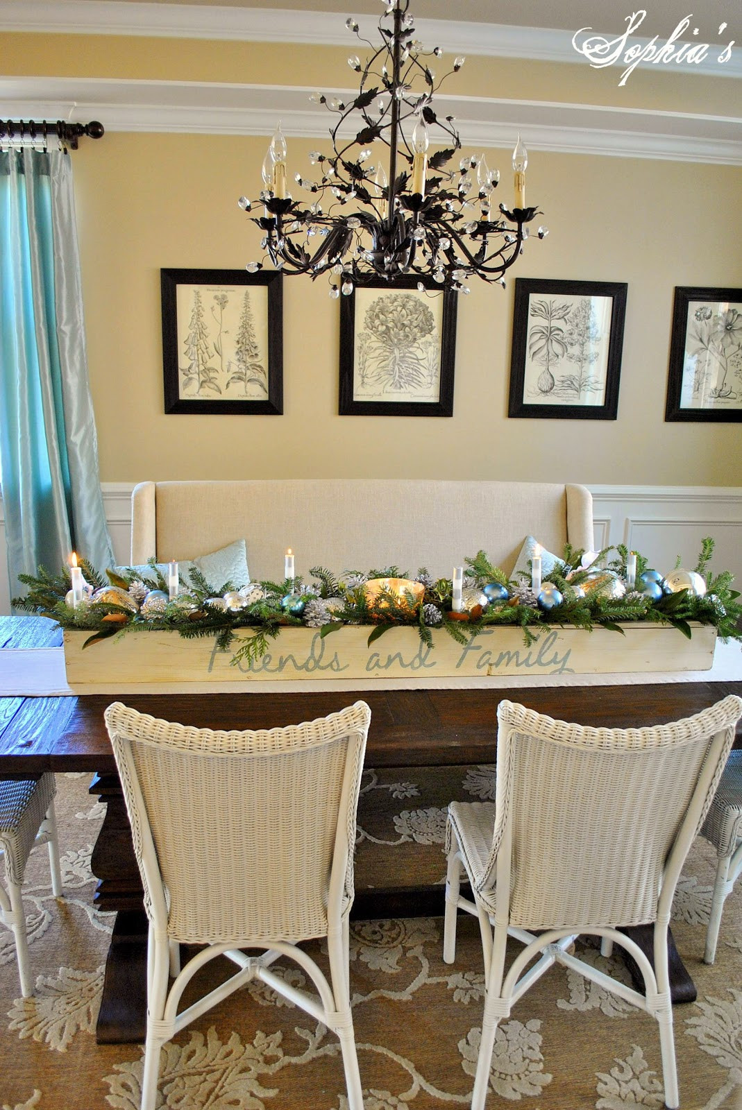 Best ideas about Dining Table Centerpiece
. Save or Pin Sophia s An Easy Christmas Centerpiece Now.
