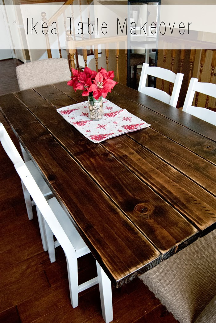 Best ideas about Dining Table Ikea
. Save or Pin The Caldwells Ikea Dining Table Makeover Now.