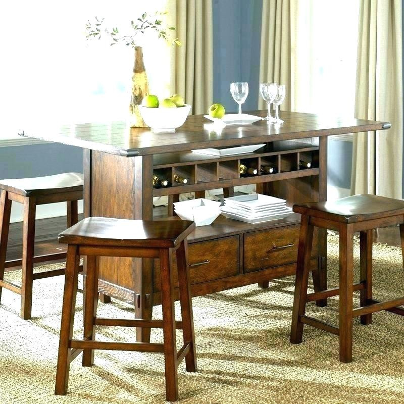 Best ideas about Dining Table With Wine Rack
. Save or Pin Dining Table With Wine Storage Rack Kitchen Counter Height Now.