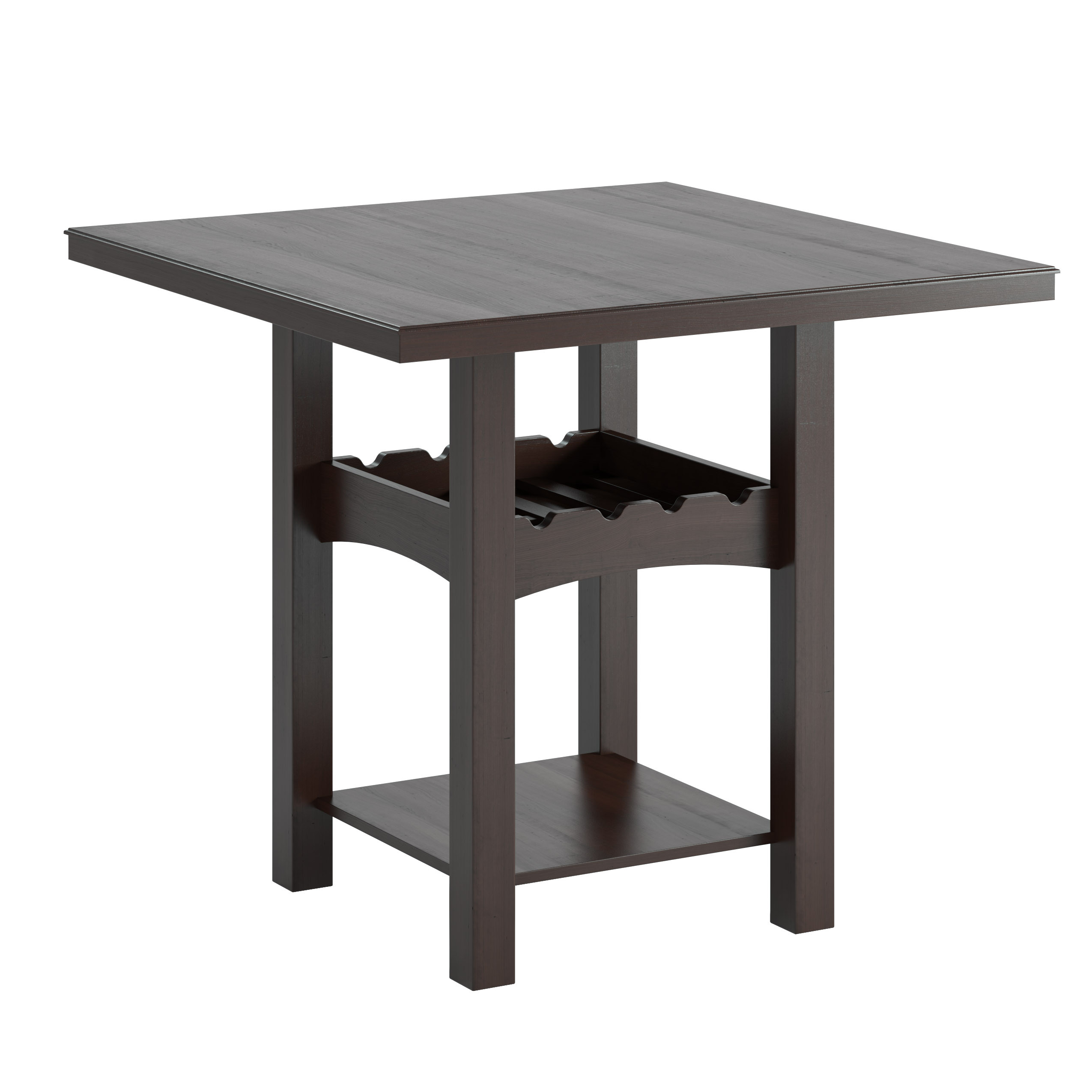 Best ideas about Dining Table With Wine Rack
. Save or Pin CorLiving Bistro 36" Counter Height Dark Cocoa Dining Now.