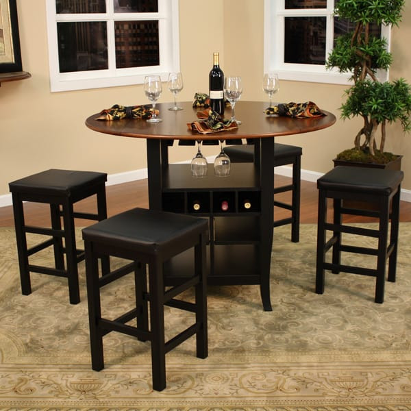 Best ideas about Dining Table With Wine Rack
. Save or Pin Somerset Counter Height Dining Set by American Heritage Now.