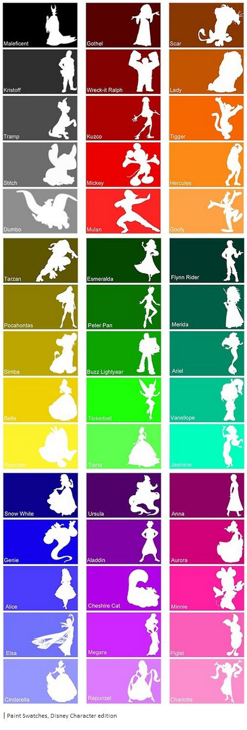 Best ideas about Disney Paint Colors
. Save or Pin Disney paint swatches I disagree with Elsa s I think it Now.