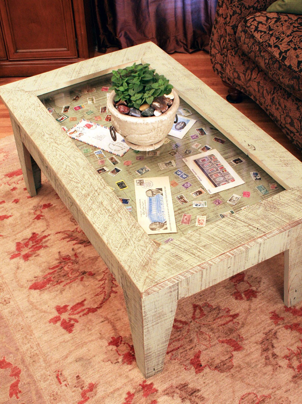 Best ideas about Display Coffee Table
. Save or Pin Display Coffee Table with Glass Top Reclaimed Wood Rustic Now.