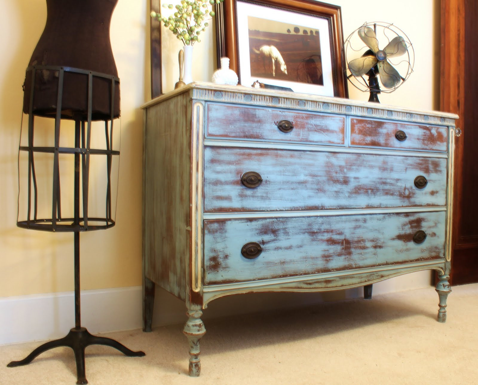 Best ideas about Distressed Furniture DIY
. Save or Pin Confessions of a DIY aholic Heavily distressed dresser Now.