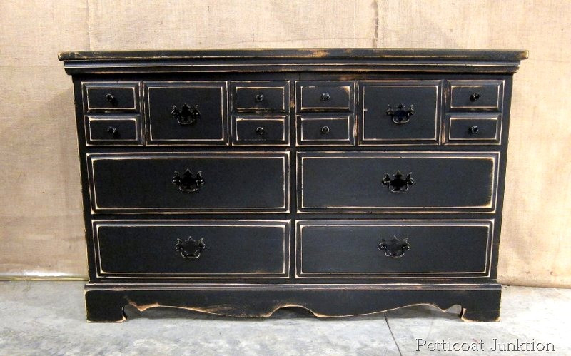 Best ideas about Distressed Furniture DIY
. Save or Pin Black Furniture Friday Petticoat Junktion Now.