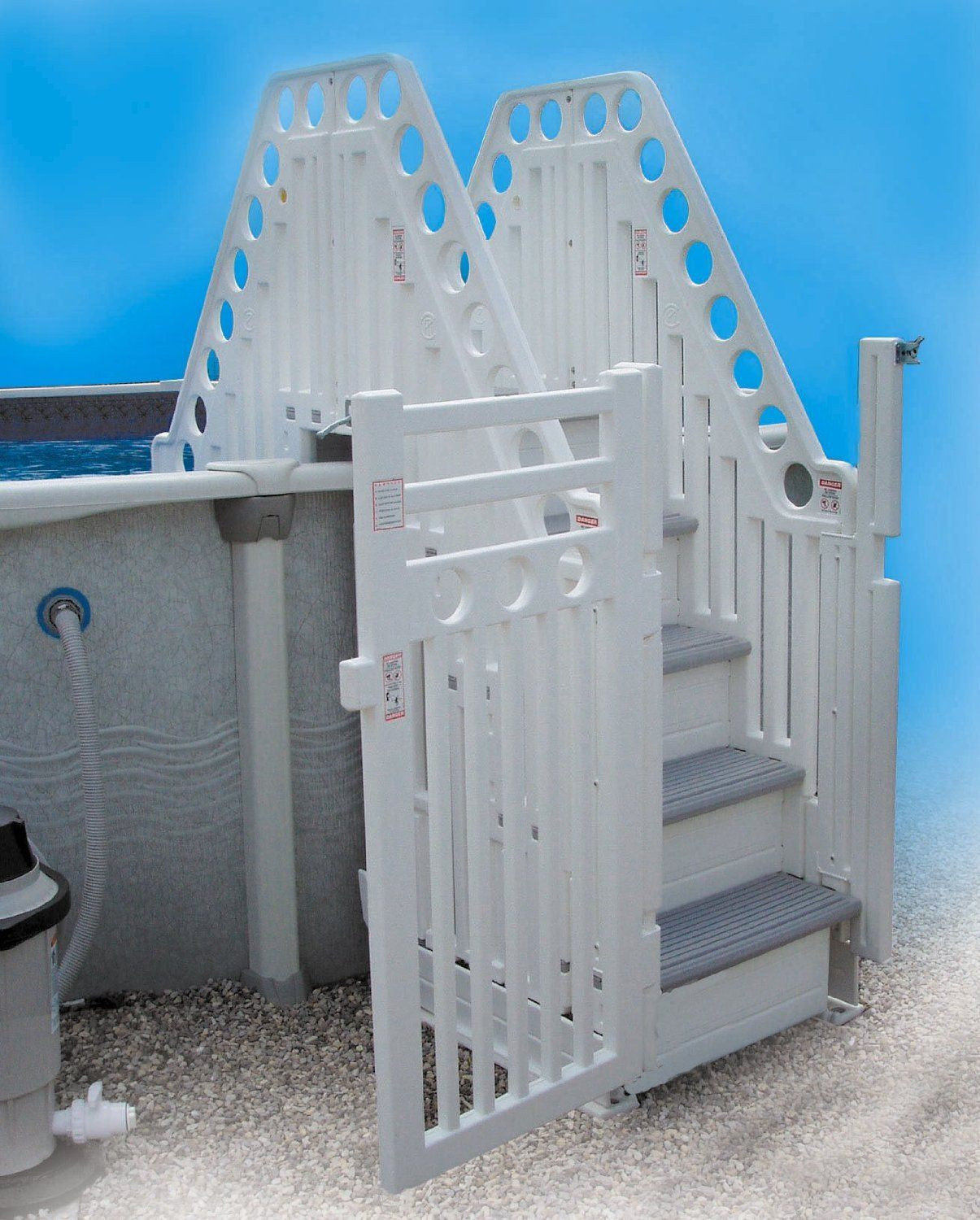 Best ideas about DIY Above Ground Pool Steps
. Save or Pin Amazon Confer Double Staircase Ground Pool Now.