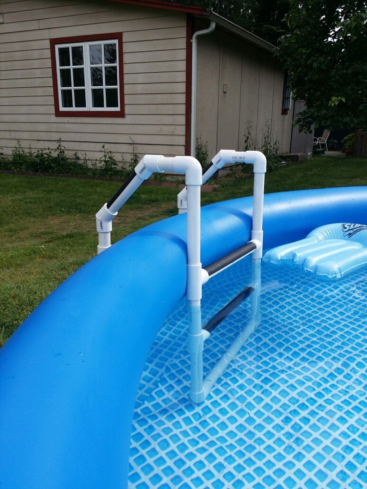 Best ideas about DIY Above Ground Pool Steps
. Save or Pin PVC pool ladder DIY Projects Pinterest Now.