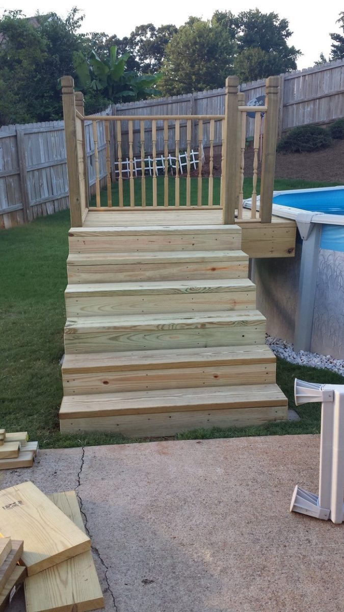 Best ideas about DIY Above Ground Pool Steps
. Save or Pin Build an inexpensive above ground swimming pool Now.