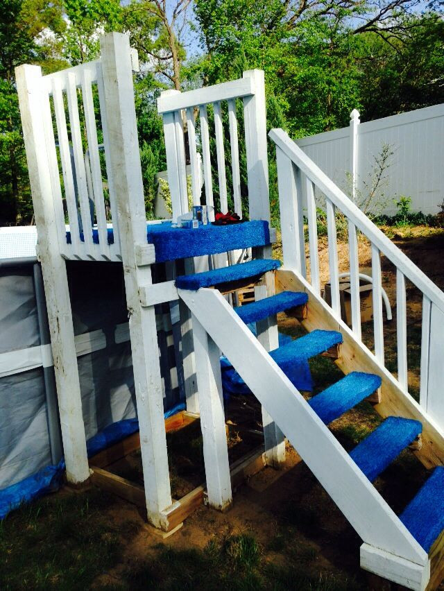 Best ideas about DIY Above Ground Pool Steps
. Save or Pin INTEX DIY pool steps Intex pool steps DIY Now.
