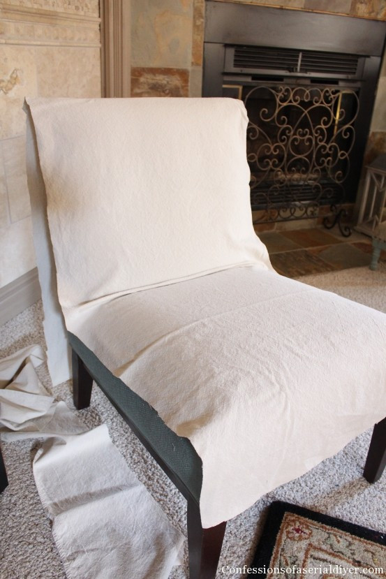 Best ideas about DIY Accent Chair
. Save or Pin Slipcovering an Armless Accent Chair Now.