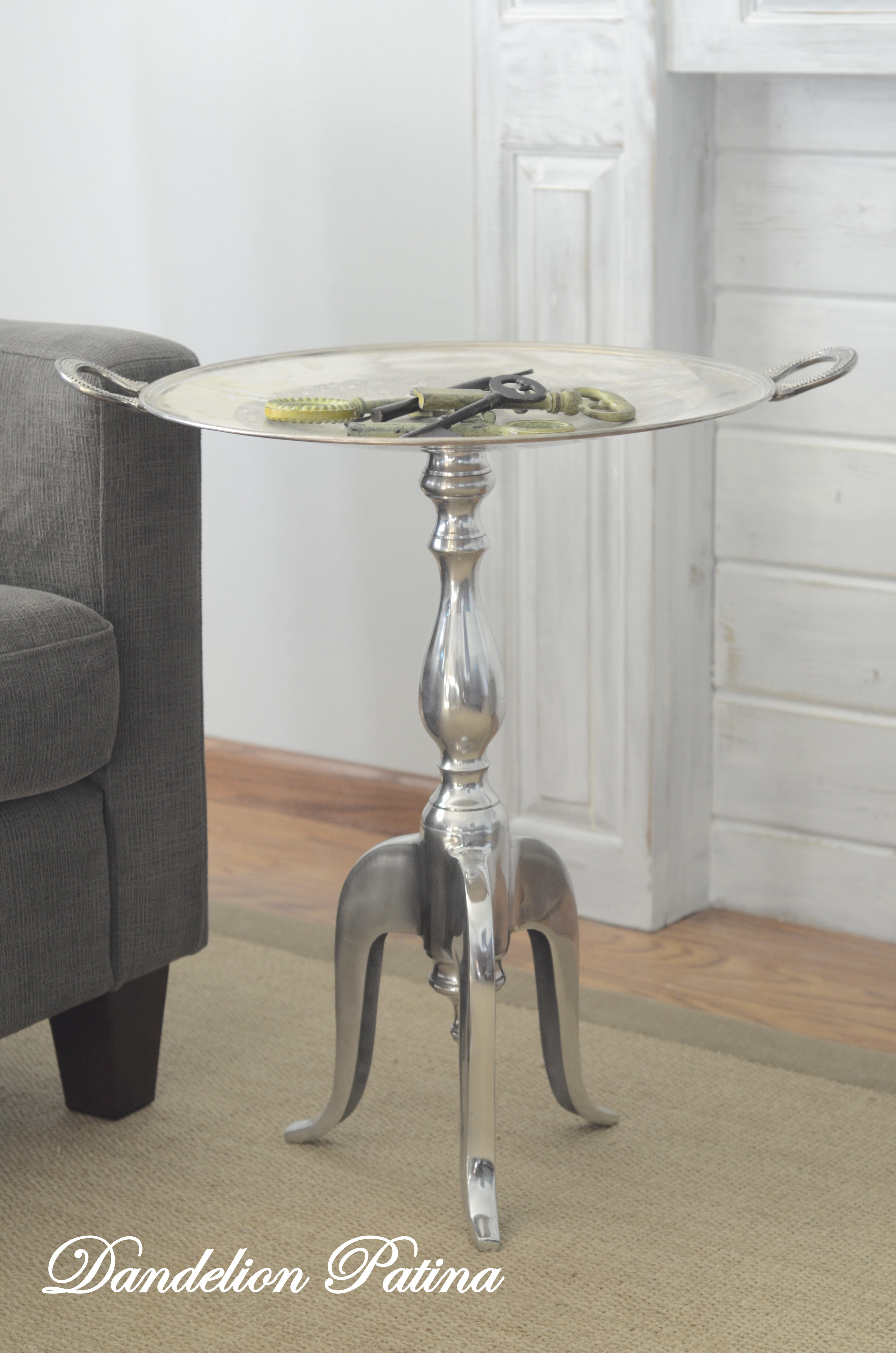 Best ideas about DIY Accent Table
. Save or Pin DIY Metal Accent Table Dandelion Patina Now.