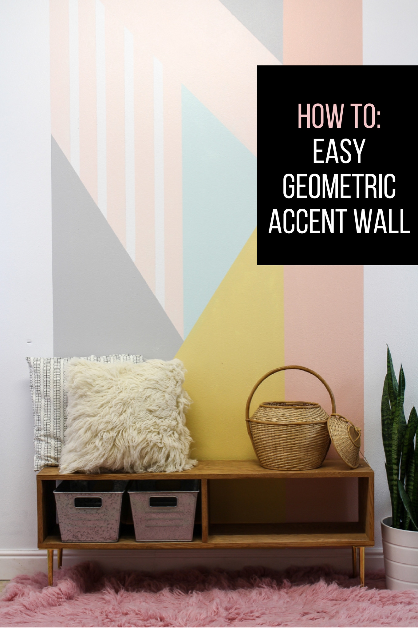 Best ideas about DIY Accent Wall
. Save or Pin How to Easy DIY Geometric Accent Wall – HAWTHORNE AND MAIN Now.