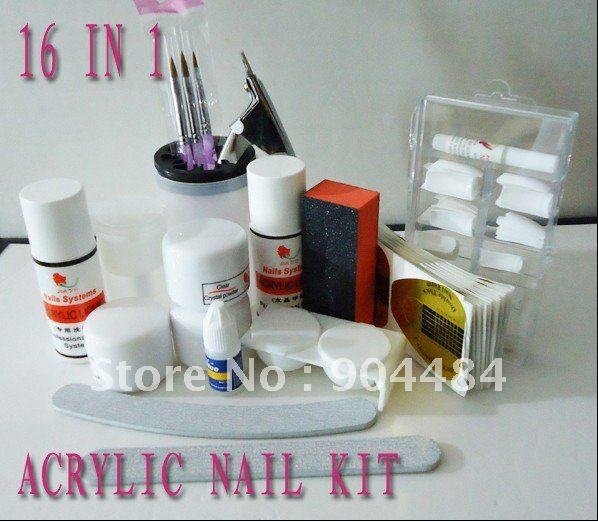 Best ideas about DIY Acrylic Nails Kits
. Save or Pin Acrylic Nail Kit 18in1 Full Set For Diy Fingernail Desgin Now.