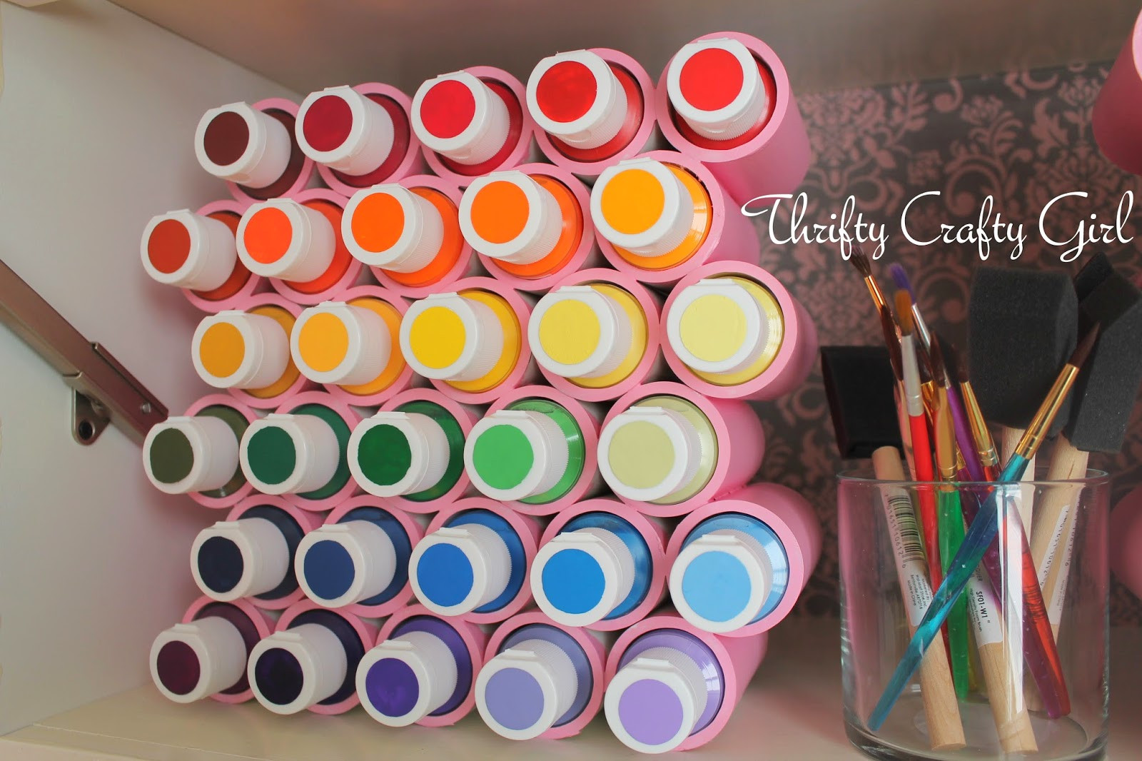 Best ideas about DIY Acrylic Paint
. Save or Pin Thrifty Crafty Girl Acrylic Paint Storage Now.