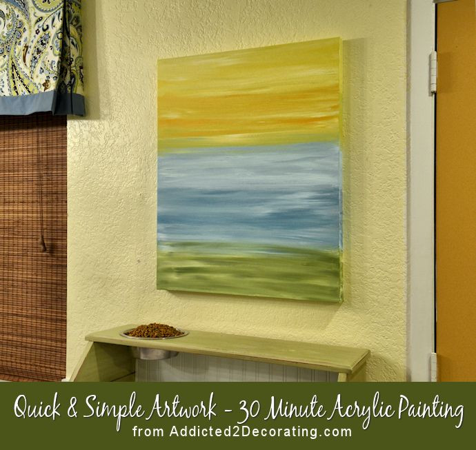 Best ideas about DIY Acrylic Painting
. Save or Pin DIY Quick & Easy Artwork – 30 Minute Acrylic Painting Now.