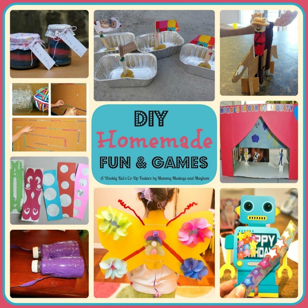 Best ideas about DIY Activities For Kids
. Save or Pin Weekly Kid s Co Op DIY Homemade Fun & Games The Now.