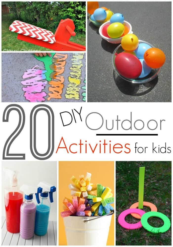 Best ideas about DIY Activities For Toddlers
. Save or Pin 20 DIY Outdoor Activities For Kids Now.