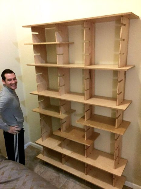 Best ideas about DIY Adjustable Shelves
. Save or Pin Slot Joint Adjustable Bookshelves Now.
