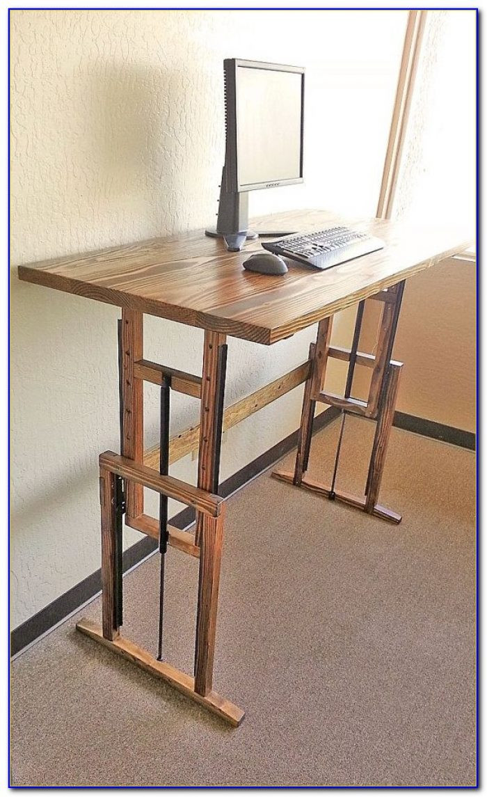 Best ideas about DIY Adjustable Standing Desk
. Save or Pin Crank Adjustable Height Standing Desk Desk Home Design Now.