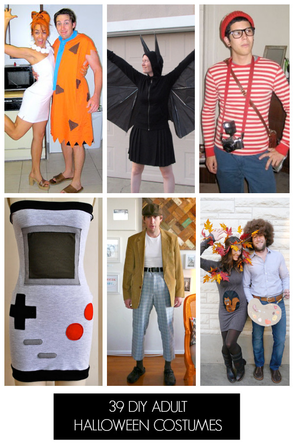 Best ideas about DIY Adult Costumes
. Save or Pin 44 Homemade Halloween Costumes for Adults C R A F T Now.