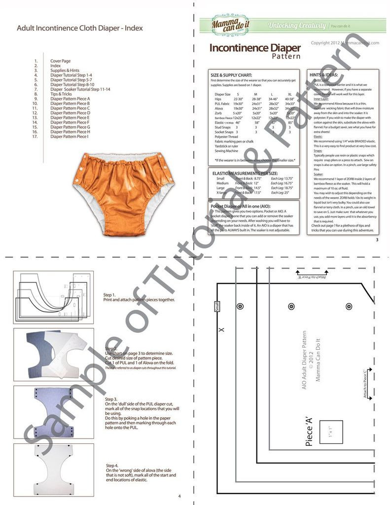 Best ideas about DIY Adult Diaper
. Save or Pin Adult Diaper Sewing Pattern Now.