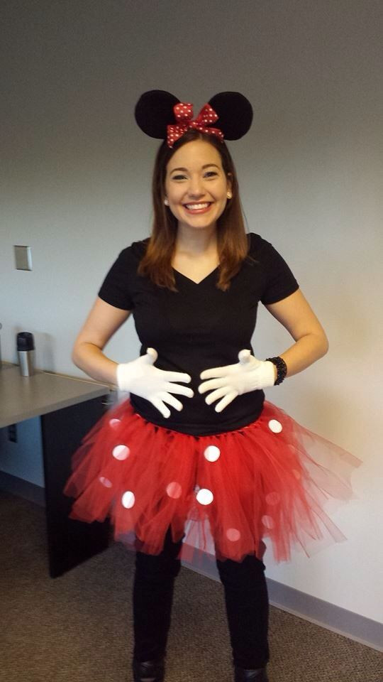 Best ideas about DIY Adult Minnie Mouse Costume
. Save or Pin Easy DIY Minnie Mouse costume DIY red tulle tutu with Now.