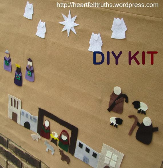 Best ideas about DIY Advent Calendar Kit
. Save or Pin DIY KIT for Felt Nativity Set Advent Calendar Count Down to Now.